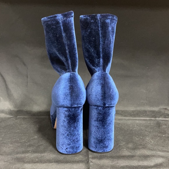 Miu Miu Blue Platform Ankle Boots Size 37.5 - Picture 4 of 7